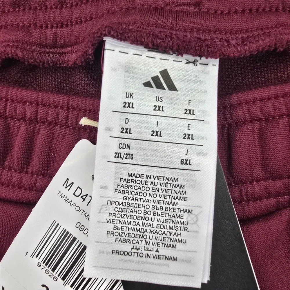 Adidas Arizona State Sun Devils Mens 2XL Maroon Athletic Pants NWT NCAA ASU